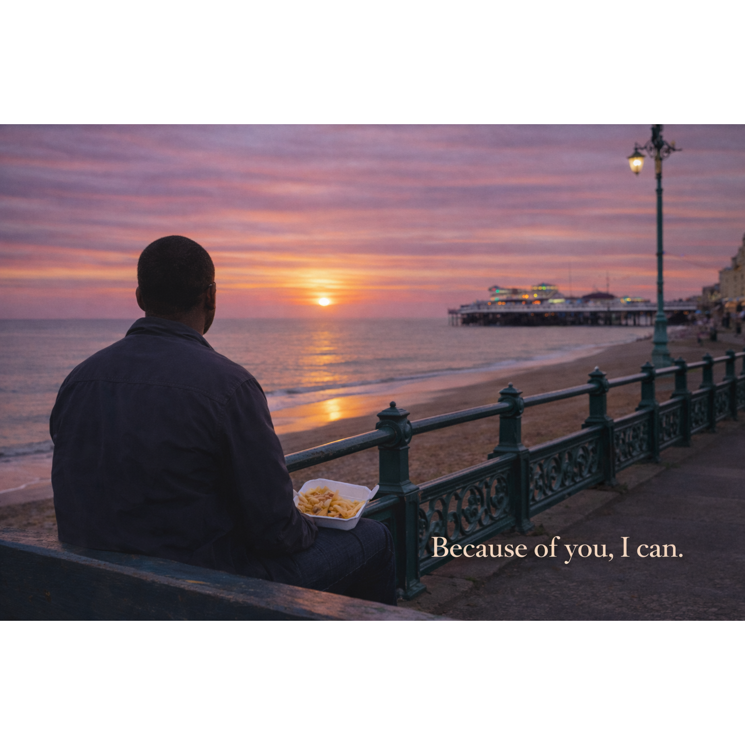 “Because of you… we can.” – Thank You Postcard